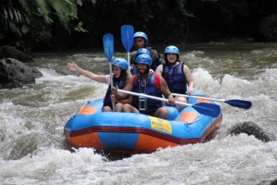 Ayung White Water Rafting with Ubud Private Transfer