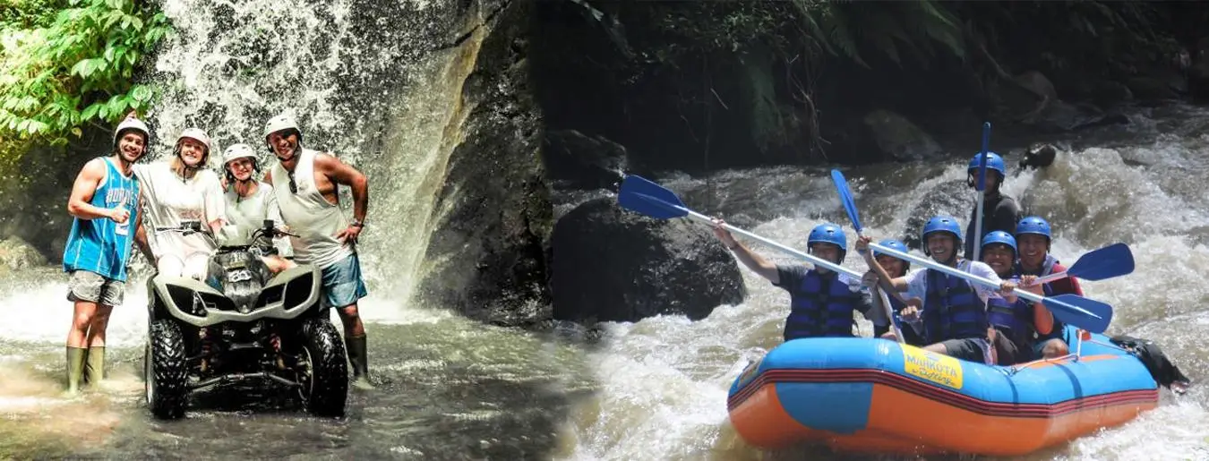 Combo Bali ATV Quad Bike and Ayung White Water Rafting Tour H2A Combo Bali ATV Quad Bike and Ayung White Water Rafting Tour