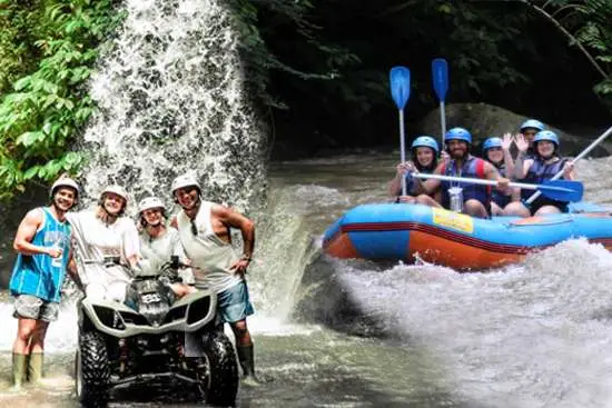 Combo Bali ATV Quad Bike and Ayung White Water Rafting Tour
